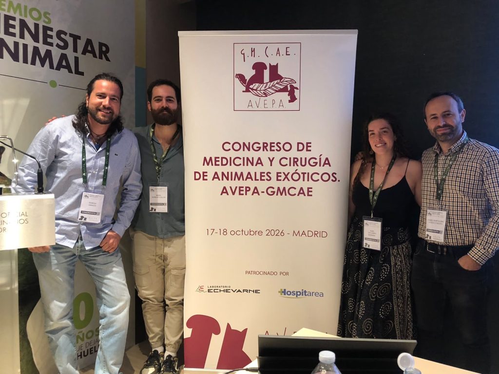 Equipo veterinario de Aracavia en el Congreso AVEPA-GMCAE 2026 en Madrid